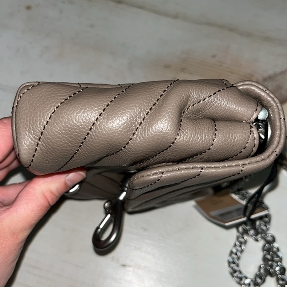 Rebecca minkoff Edie Date Night Crossbody deep taupe NWT - Picture 14 of 16
